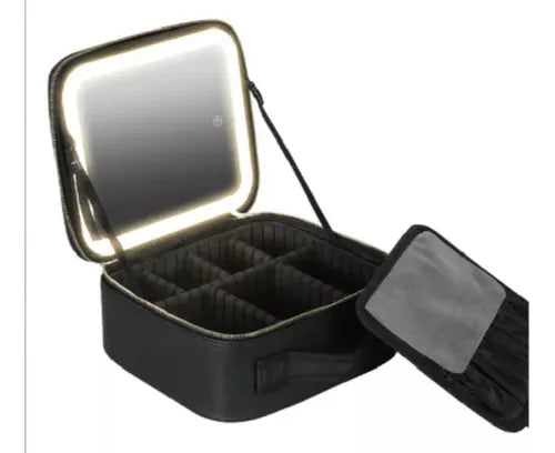 Cosmetiquera Con Espejo Led